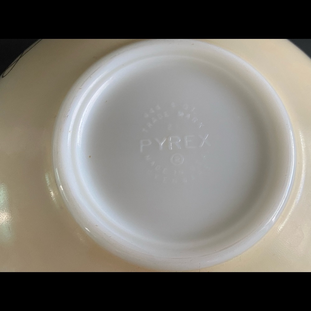 Vintage Pyrex 50’s scroll gold - Picture 8 of 11